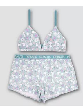 Women's Snoopy Cami & Boxer Set - Multicolor XS